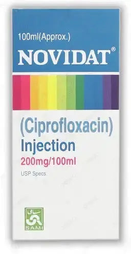 Novidat Injection 200mg/100ml (1 IV ) – Available in Pakistan