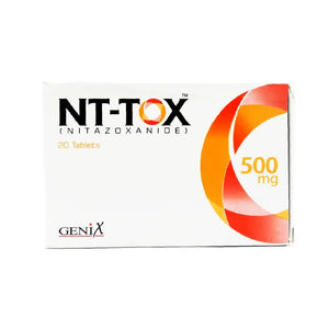 Nt Tox 500mg Tablets – Nitazoxanide Antiparasitic Treatment