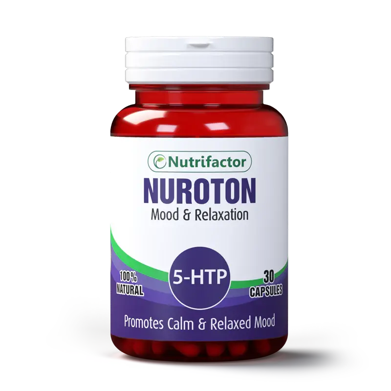 Nutrifactor Nuroton 5-HTP capsules for mood and emotional support