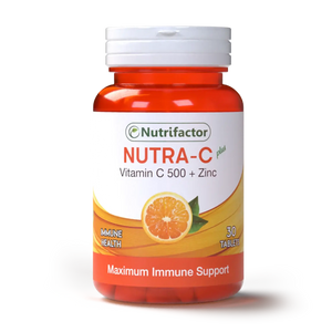 Nutra-C Plus Tablets 60s – Vitamin C & Zinc for Immunity Support