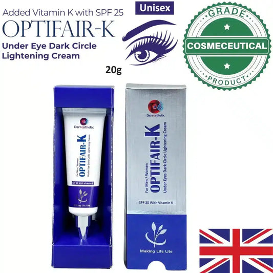 Optifair-K Under-Eyes Dark Circle Lightening Cream for Men/Women 20g