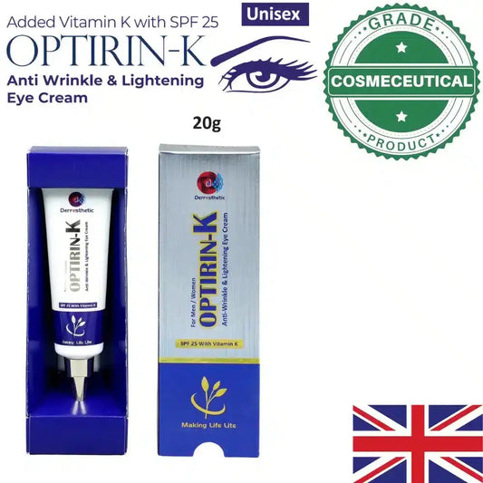Optirin-K Anti-Wrinkle and Lightening Eye Cream for Men/Women 20g