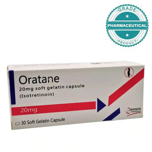 ORATANE TABLETS (ISOTRETIOIN) 20mg PACK OF 30 SOFT GELATIN CAPSULES CRYSTOLITE