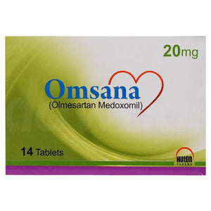 Omsana 20mg Tablet — Olmesartan Medoxomil ARB for Hypertension Control | Derma.pk Pakistan