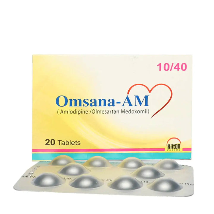 Omsana AM 10/40mg Tablet (20s) – Dual Action Blood Pressure Control