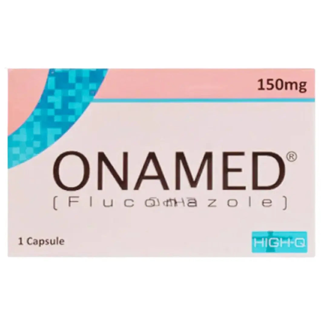 Onamed Capsule 150mg (Fluconazole) - Single Dose Treatment for Fungal Infections - derma.pk