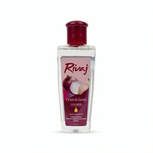 Rivaj Onion & Garlic Hair Oil 100ml – Available in Pakistan