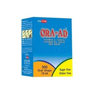 Ora Ad Drops 10ml – Vitamin A & D3 for Eye & Bone Health