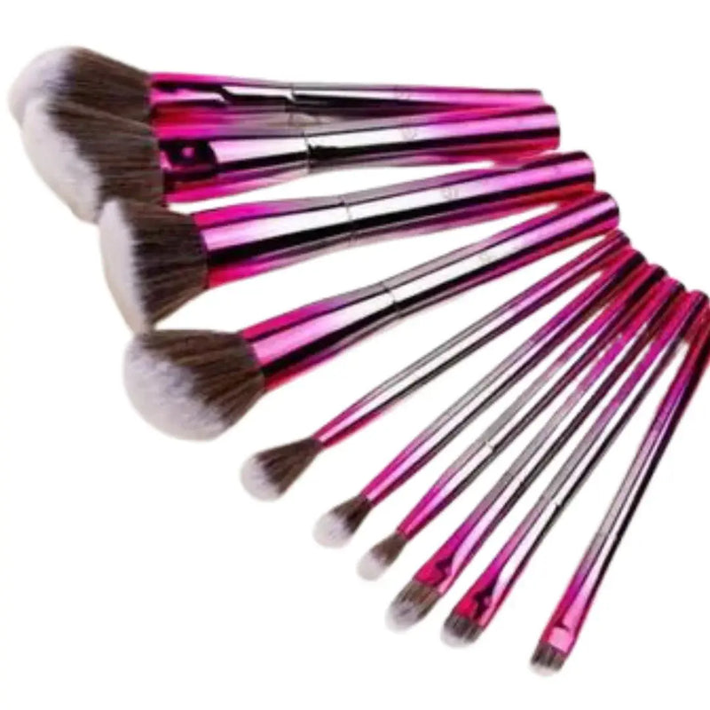 BH Cosmetics Royal Affair 10-Piece Metalized Brush Set