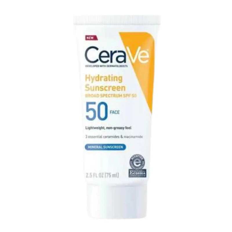 CeraVe Hydrating Sunscreen Lotion SPF 50 for Face 75ml