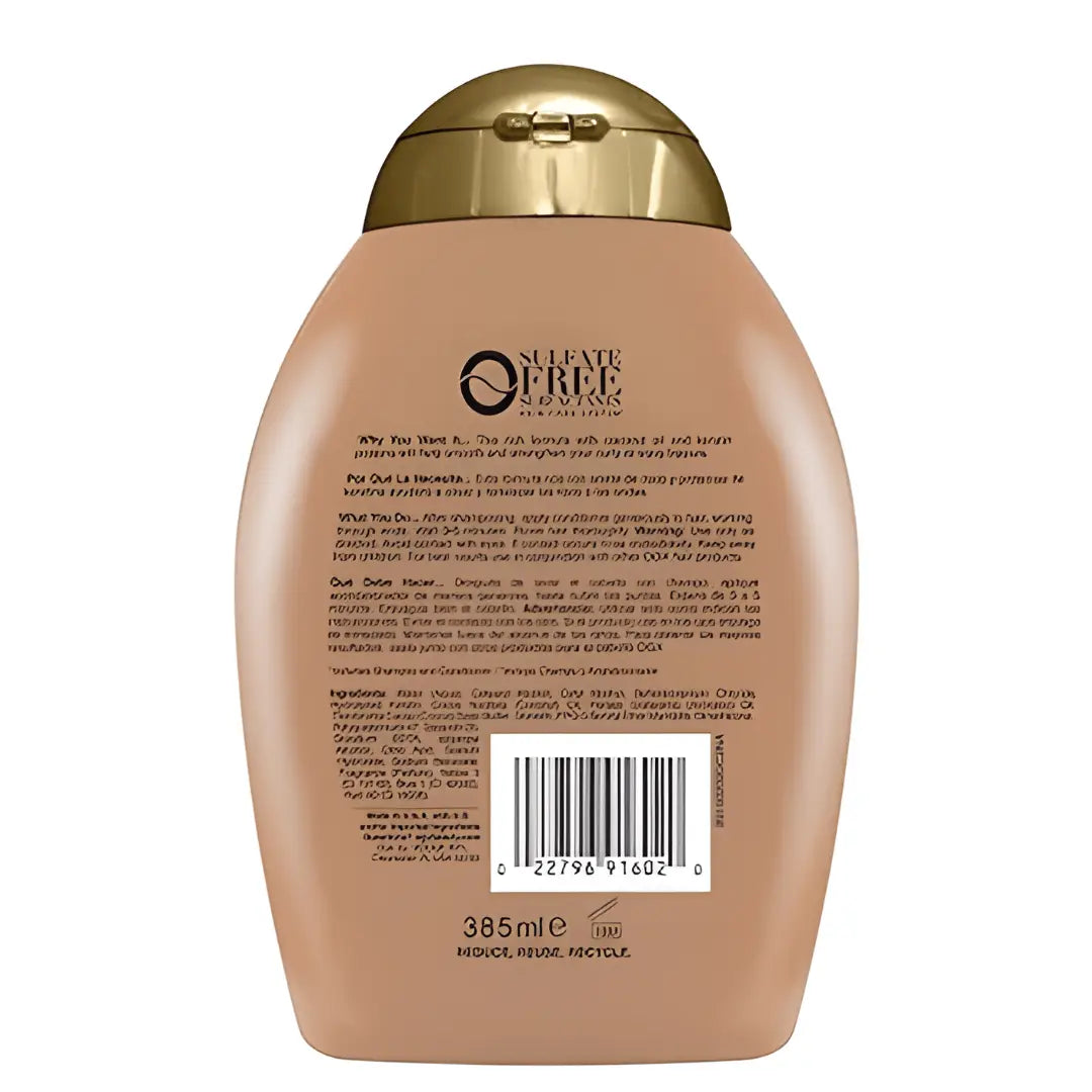 OGX Ever Straight Brazilian Keratin Smooth Conditioner 385ml - Sulfate-Free Hair Smoothing Formula