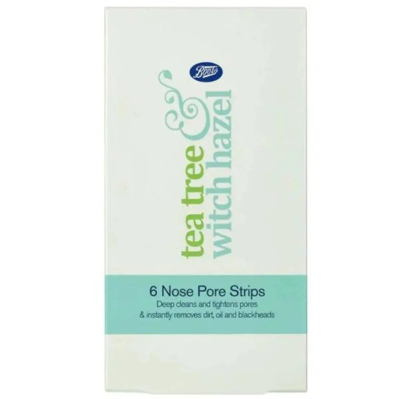 Boots Tea Tree & Witch Hazel Facial Pore Strips (6 Pack)