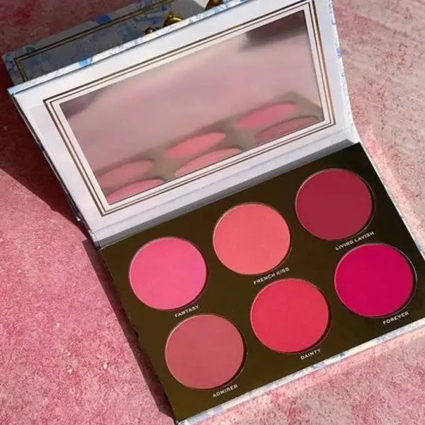 JACLYN COSMETICS ROUGE AFFAIR BLUSH PALATTE: LOVE ROSY GLOW