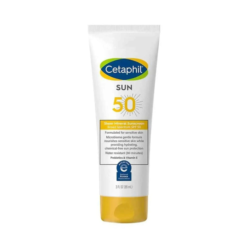 Cetaphil Sheer Mineral Sunscreen SPF 50 Broad Spectrum 89ml