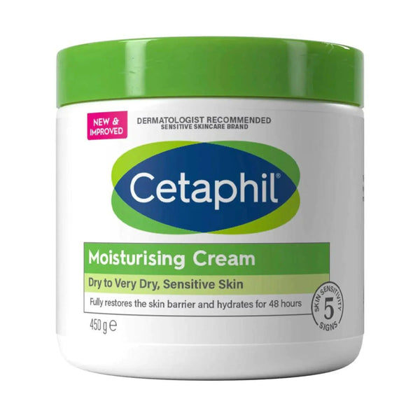 CETAPHIL MOISTURIZING CREAM FOR DRY AND SENSITIVE SKIN, FRAGRANCE -FREE, 85G Derma.pk