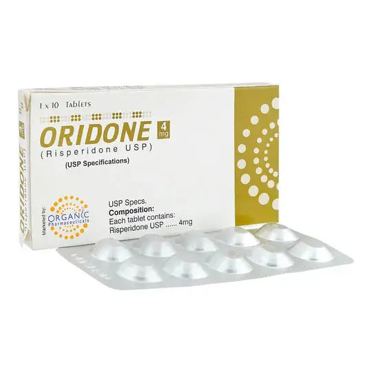 Oridone Risperidone 4mg Tablets
