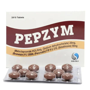 Pepzym Digestive Enzyme Tablets by Shaigan Pharma — Pancreatic Enzyme Support Pakistan