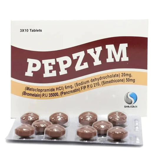 Pepzym Tablets – Digestive Enzyme Support for Pancreatic Insufficiency – Available in Pakistan