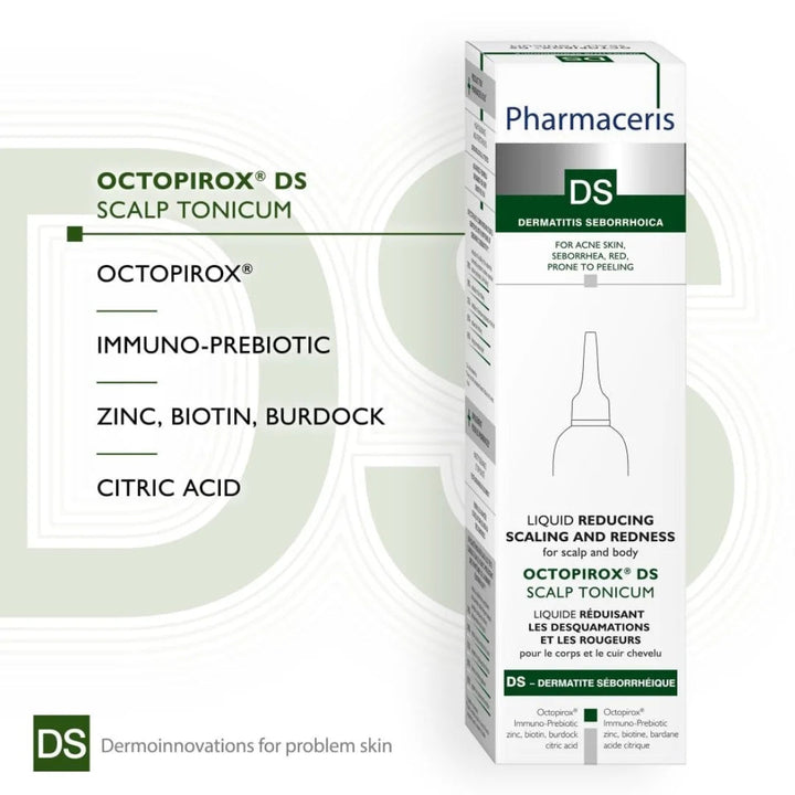 PHARMACERIS DS OCTOPIROX DS Scalp Tonic (100ml) - Imported from Poland pharmaceris