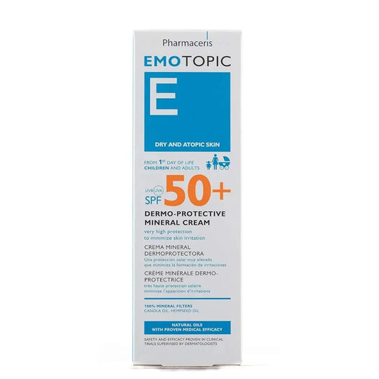 PHARMACERIS E Sun Protect Mineral Cream SPF 50+ (75ml) | For Sensitive & Atopic Skin | derma.pk