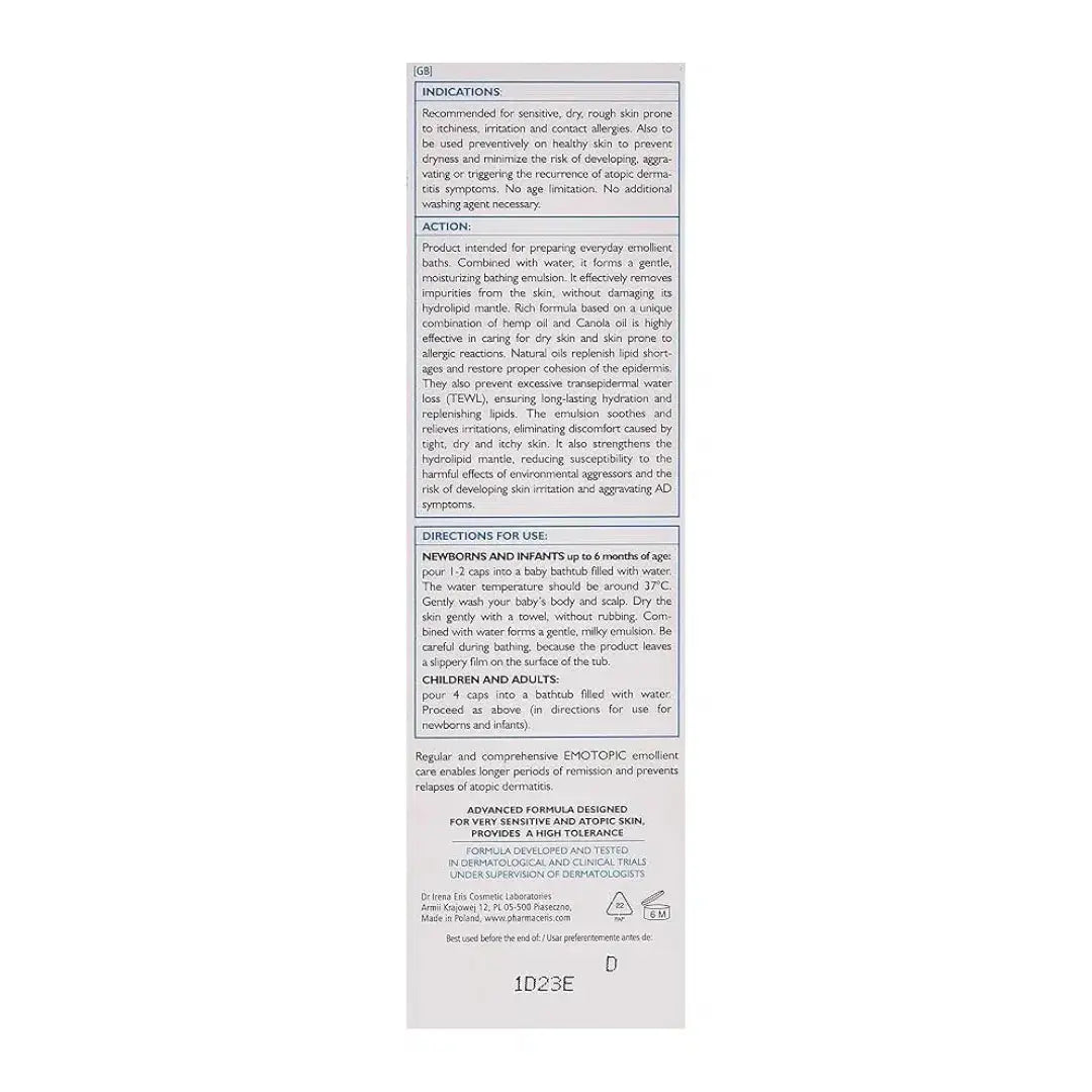 PHARMACERIS Everyday Nourishing Bath & Shower Emulsion (400ml) | For Dry & Sensitive Skin | derma.pk