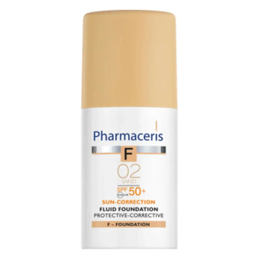 PHARMACERIS Sun Protect Mineral Foundation Sand 2 SPF 50+ (30ml) | For Sensitive Skin | derma.pk