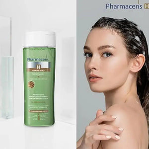 PHARMACERIS H SEBOPURIN Shampoo for Oily Hair & Scalp (250ml) - Imported from Poland