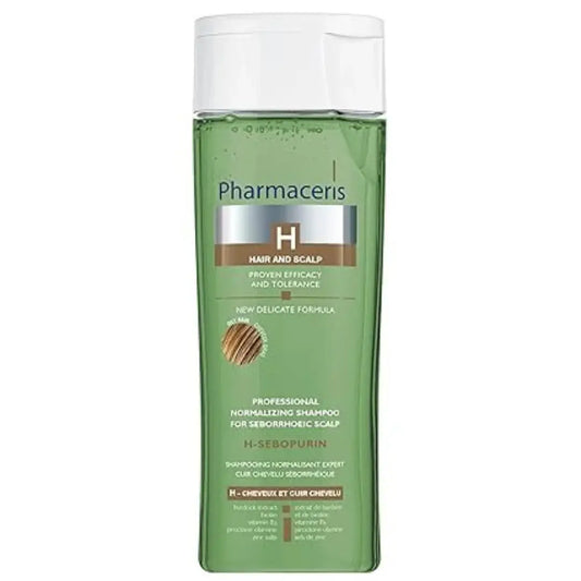 PHARMACERIS H SEBOPURIN Shampoo for Oily Hair & Scalp (250ml) - Imported from Poland
