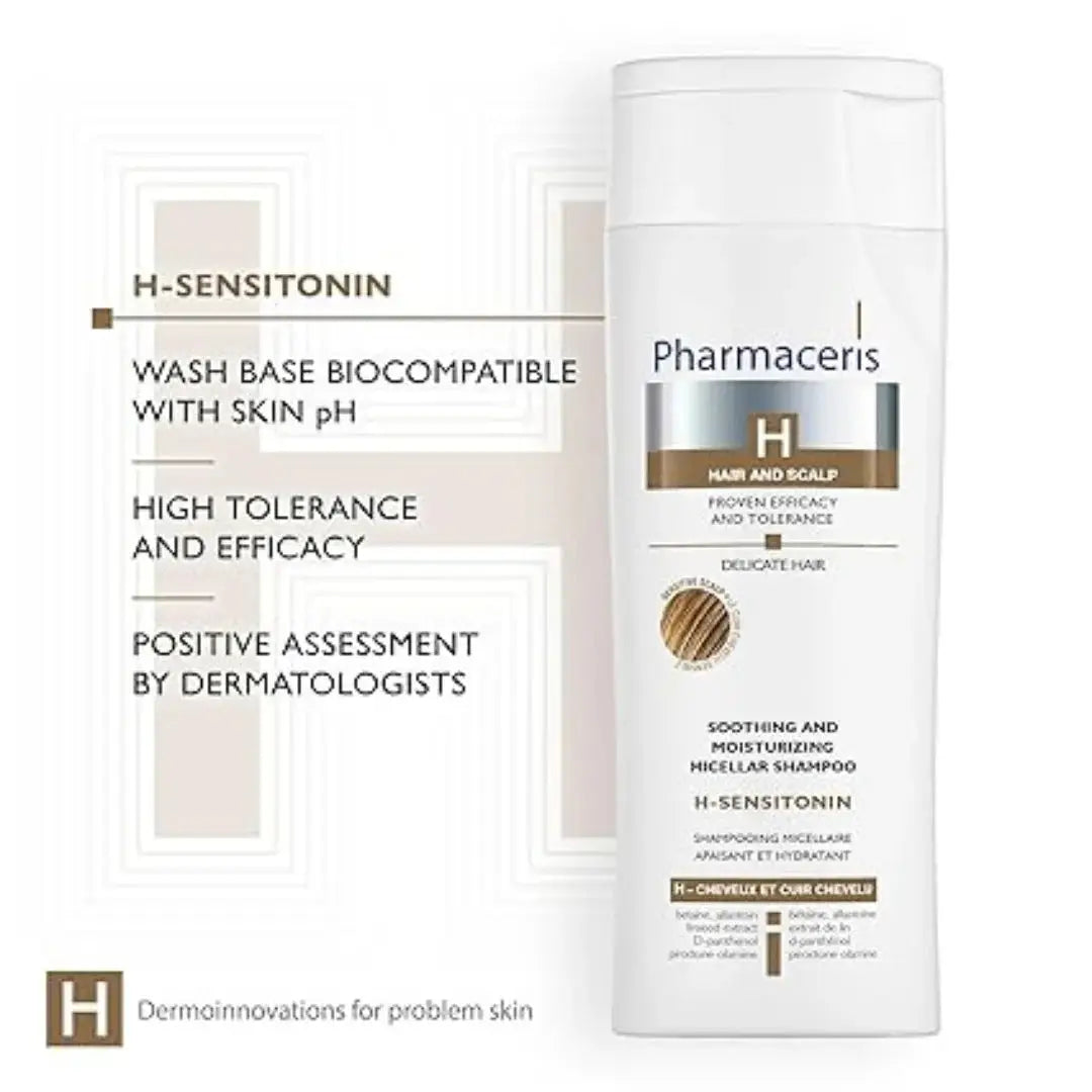 PHARMACERIS H-SENSITONIN Shampoo for Sensitive Scalp (250ml) - Imported from Poland