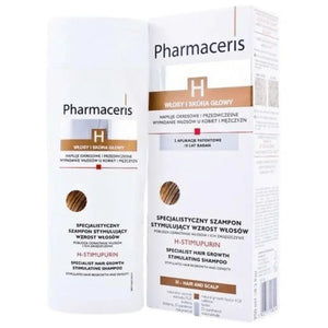 Pharmaceris H Stimupurin Shampoo 250ml packaging — dermocosmetic hair growth shampoo by Pharmaceris – View Product Detail