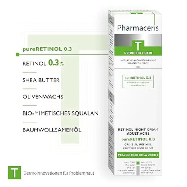 PHARMACERIS N Pure Retinol 0.3% Anti-Aging Night Cream (40ml) | For All Skin Types | derma.pk pharmaceris