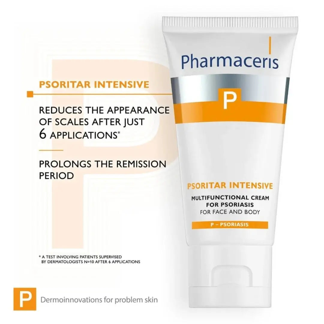 PHARMACERIS P PSORITAR INTENSIVE Multifunctional Cream (50ml) - Psoriasis Relief & Skin Repair - Imported from Poland