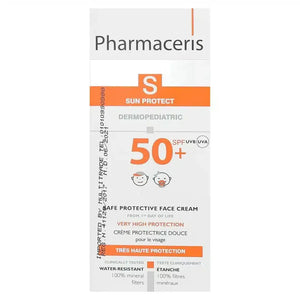 PHARMACERIS Sun Protect SPF 50+ Safe Protective Cream for Babies (50ml) - Gentle, High Protection Sunscreen from Poland