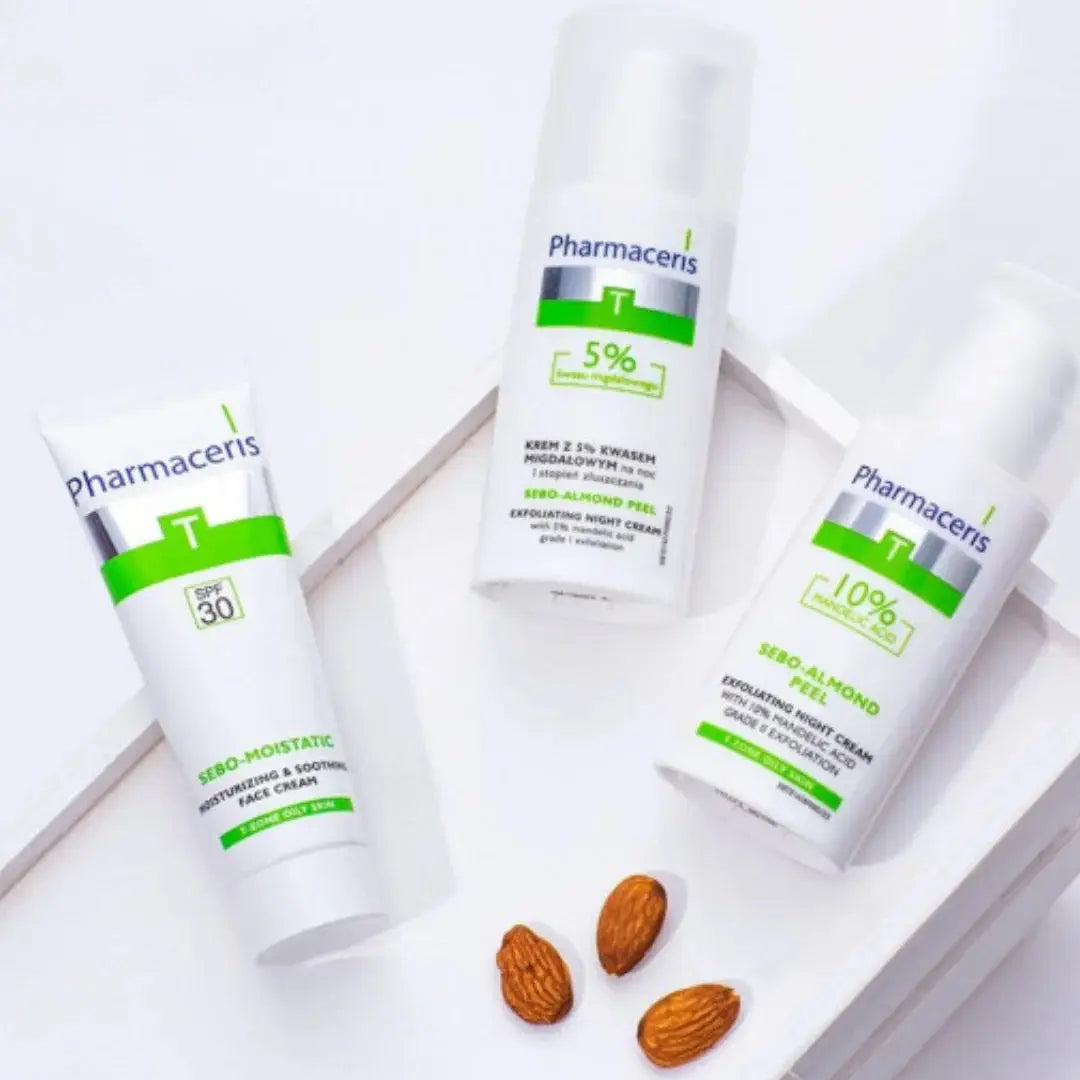 Pharmaceris T Sebo-Almond Peel 5% night cream for oily skin blackheads and blemishes
