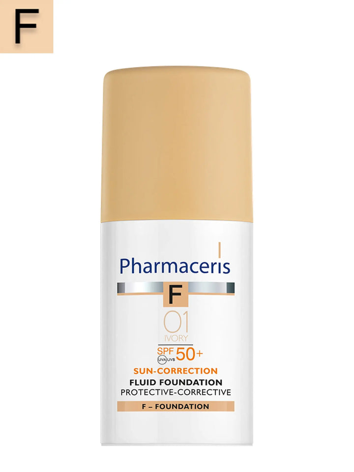 PHARMACERIS FOUNDATION IVORY 1 SPF 50+ 30 ML