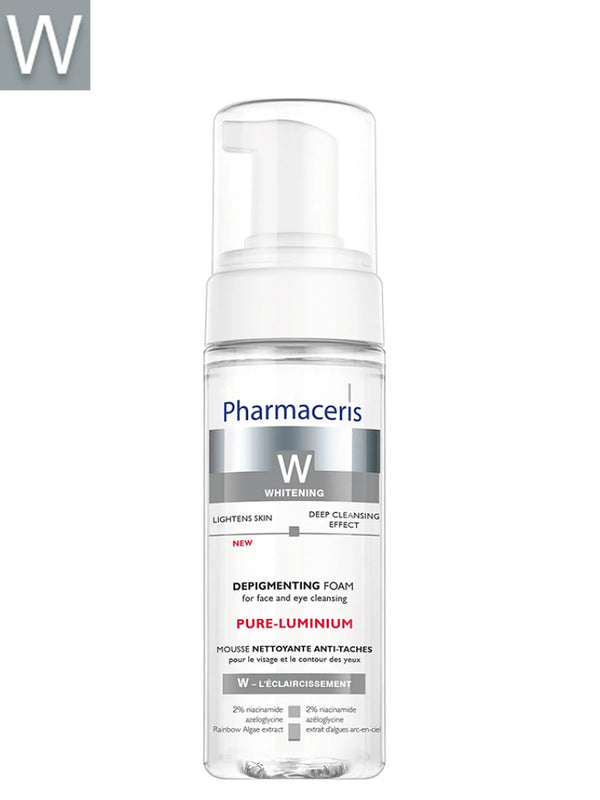 PHARMACERIS W PURE-LUMINIUM DEPIGMENT FOAM FOR FACE & EYE CLEANSING 150 ML