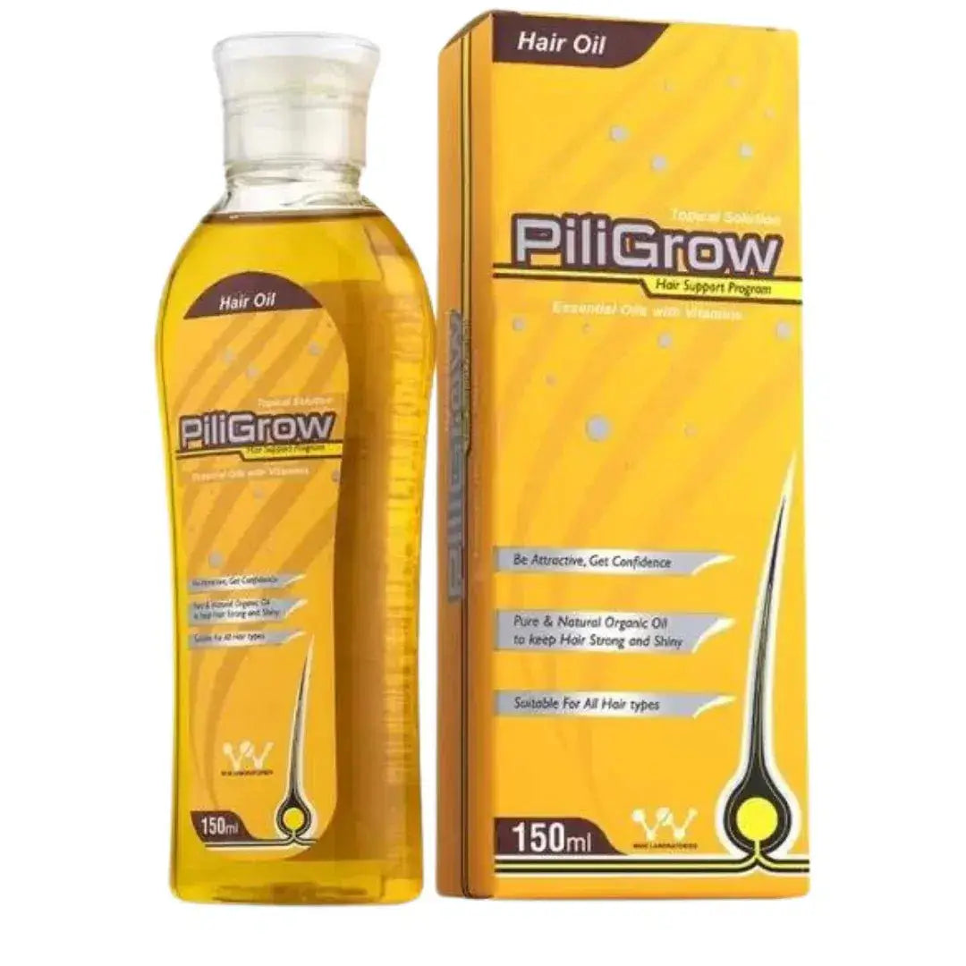 Piligrow Hair Oil - Natural Hair Growth & Strength Formula
