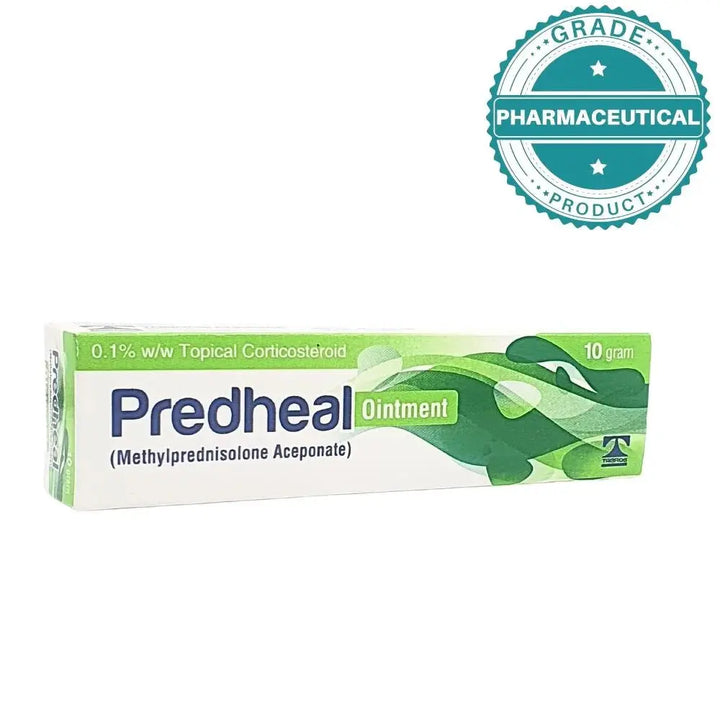 PREDHEAL OINTMENT (METHYLPREDNISOLONE ACEPONATE) 10gram Tabros pharma