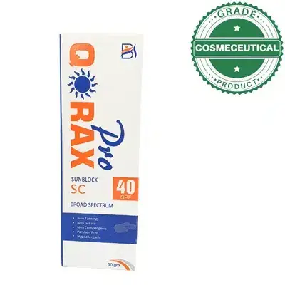 Pro Qorax Sunblock SPF 40 Sc Broad Spectrum 30gm