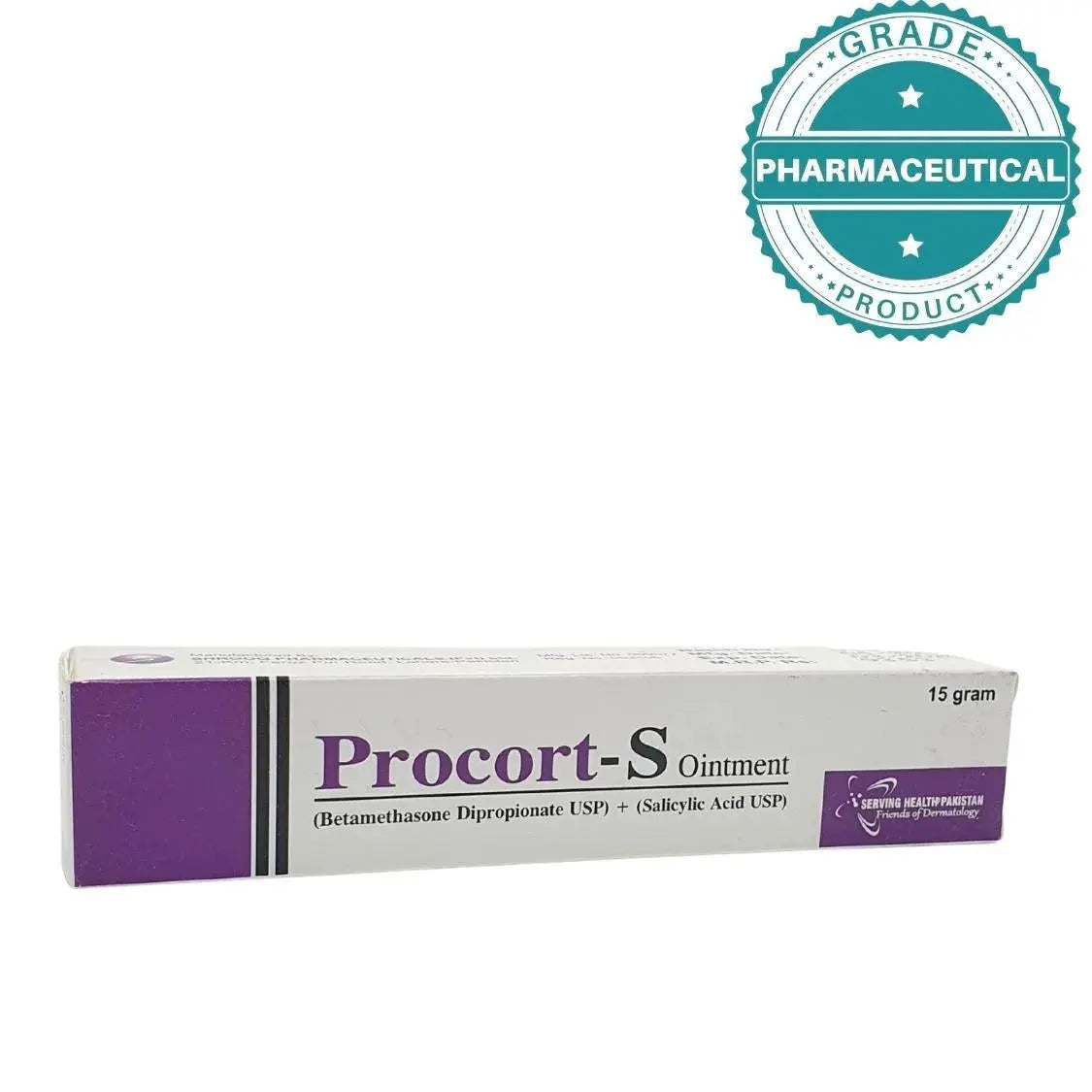 Procort-S Ointment 15g psoriasis steroid keratolytic pack front