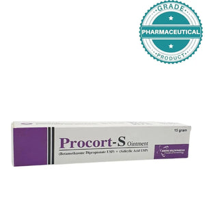 Procort-S Ointment 15g psoriasis steroid keratolytic pack front