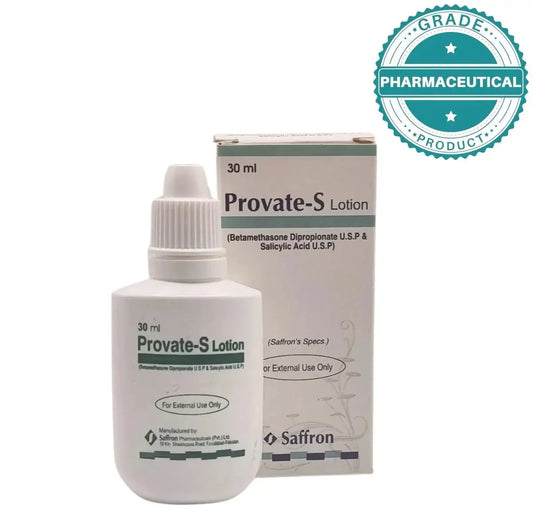 Provate-S Lotion (Betamathasone Dipropionate U.S.P and Salicylic Acid U.S.P) 30ml