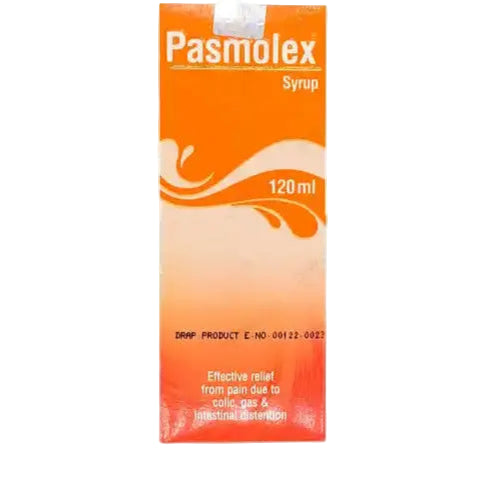 Pasmolex Syrup 120ml — Antispasmodic for Abdominal Pain & IBS – Available in Pakistan