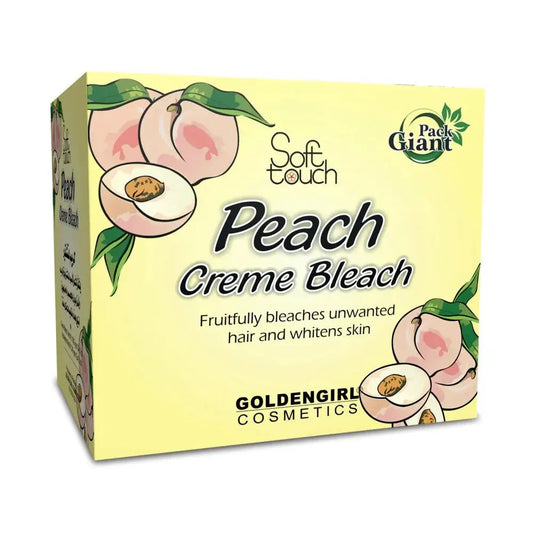 Soft Touch Peach Bleach 500g – Unwanted Hair Removal & Skin Whitening