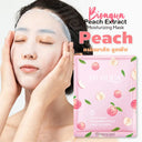 BIOAQUA Honey Peach Hexapeptide Moisturizing Face Sheet Mask 25g photo 6