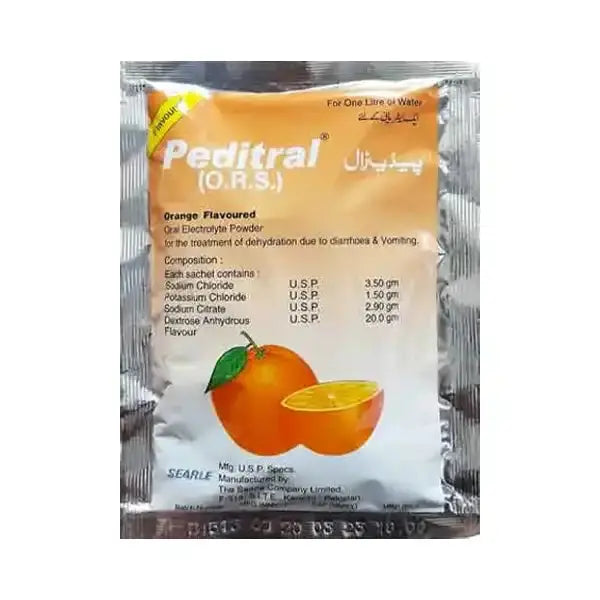 Peditral Powder Orange Sachet ��� Hydration for Dehydration