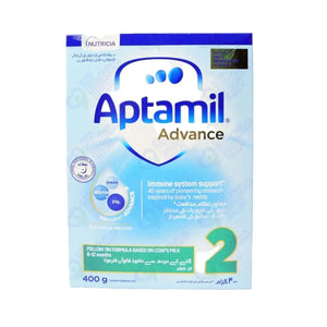 Aptamil Advance Stage 2 Follow-On Formula 400g – DHA & Iron