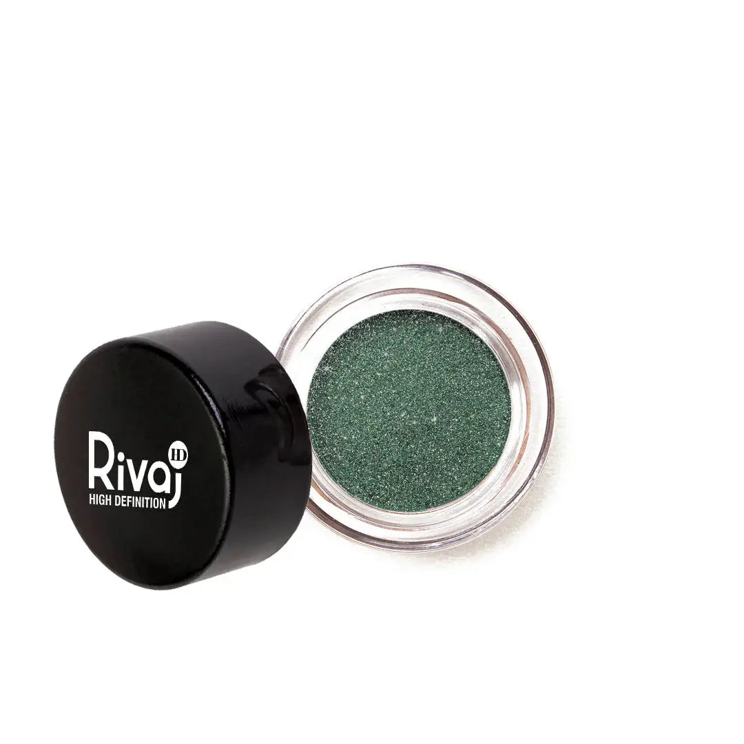 Rivaj Pigment Eyeshadow Shade 1 – vibrant pigment pot top view