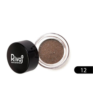 Rivaj Pigment Eyeshadow Shade 12 chocolate brown mocha – timeless pigmented eyeshadow at Derma.pk