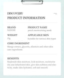 SADOER Botany And Fruits Pink Peach Moisturizing Face Sheet Mask photo 3